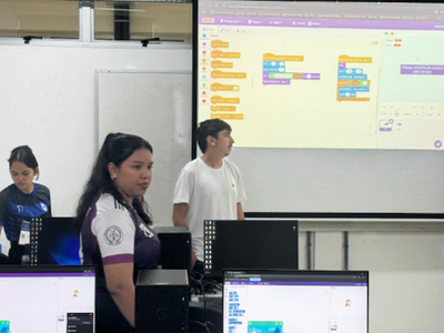 Laboratório durante minicurso